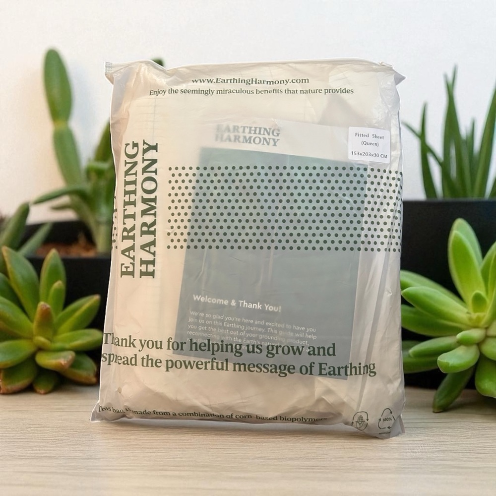 Earthing Harmony Grounding fitted Bed Sheet